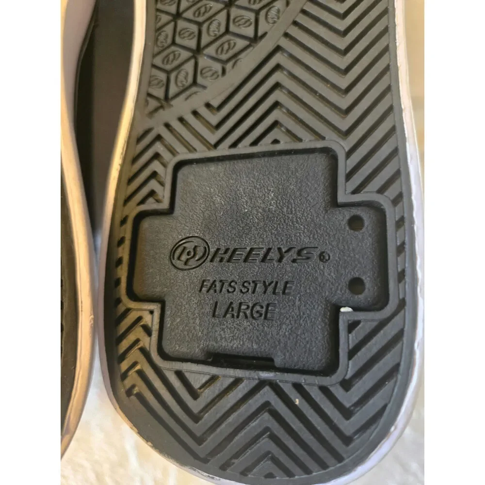Heelys Men's Pro 20 Canvas Sneakers Black White Size 9 No Wheels EUC - Picture 10 of 10